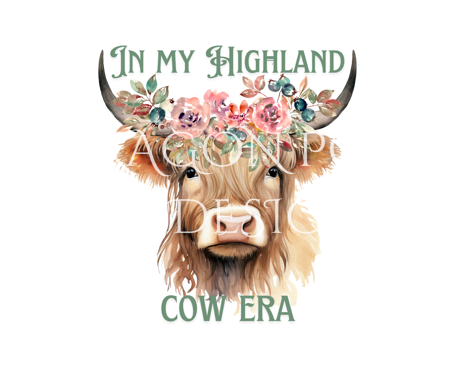 Highland Cow Flowers