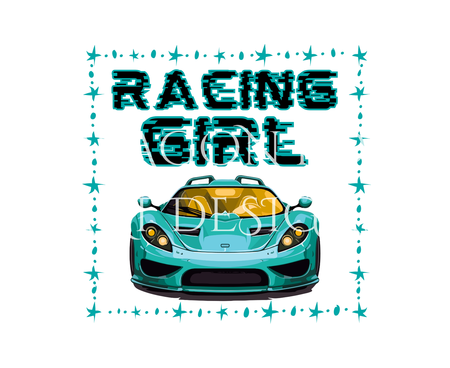 Racing Girl Blue