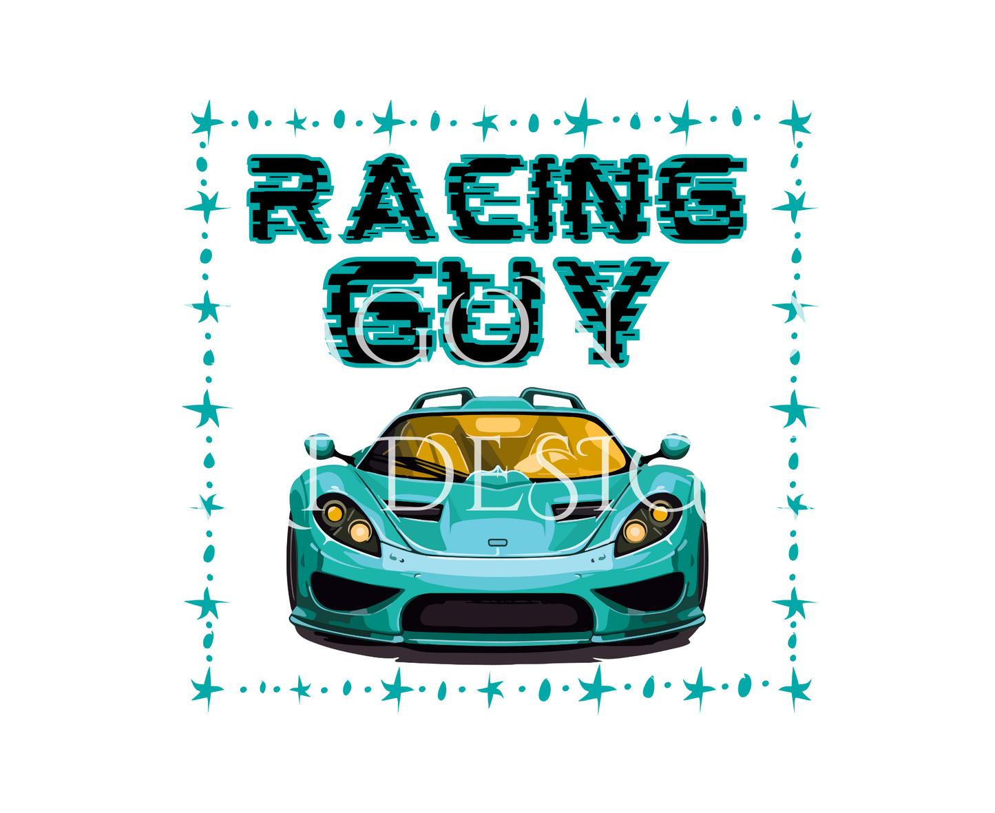 Racing Guy Blue