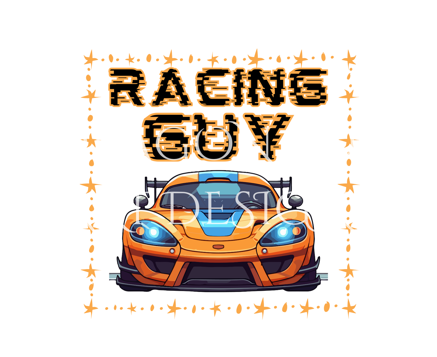 Racing Guy Orange