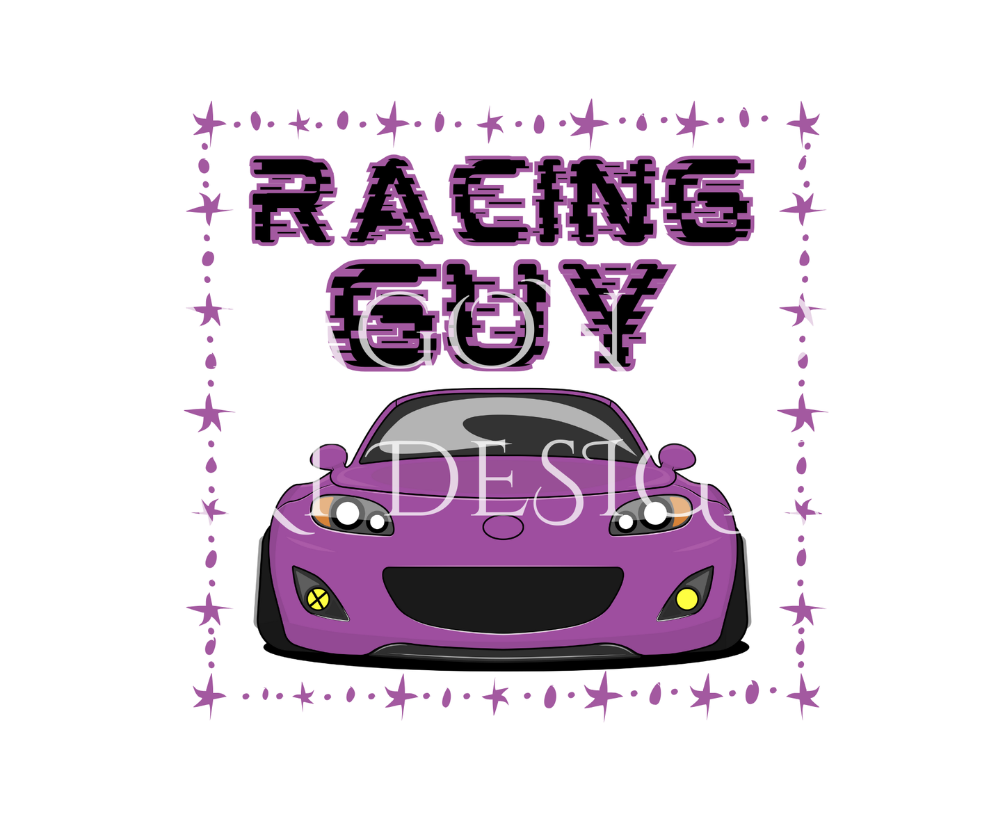 Racing Guy Purple
