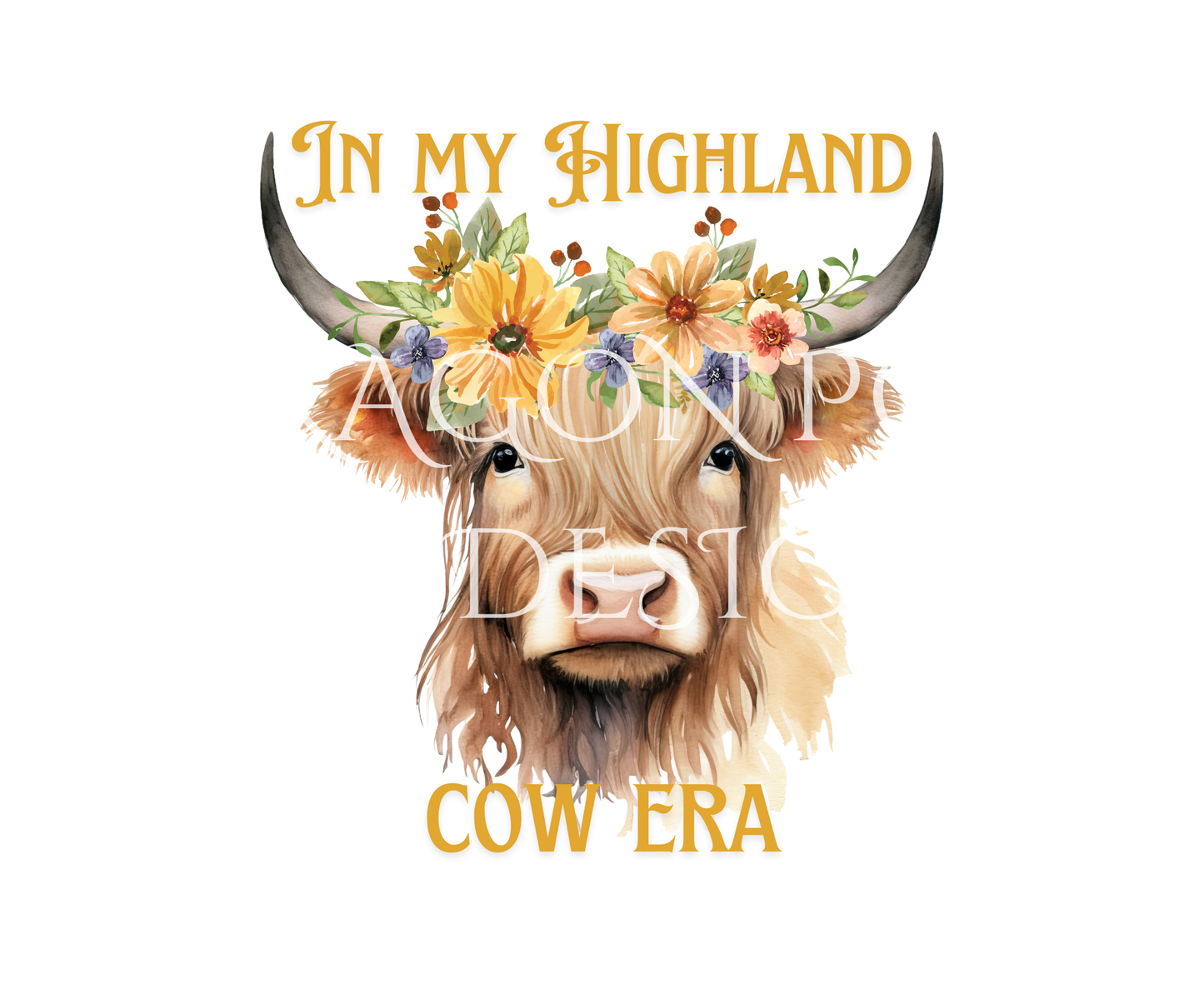 Highland Cow Flowers