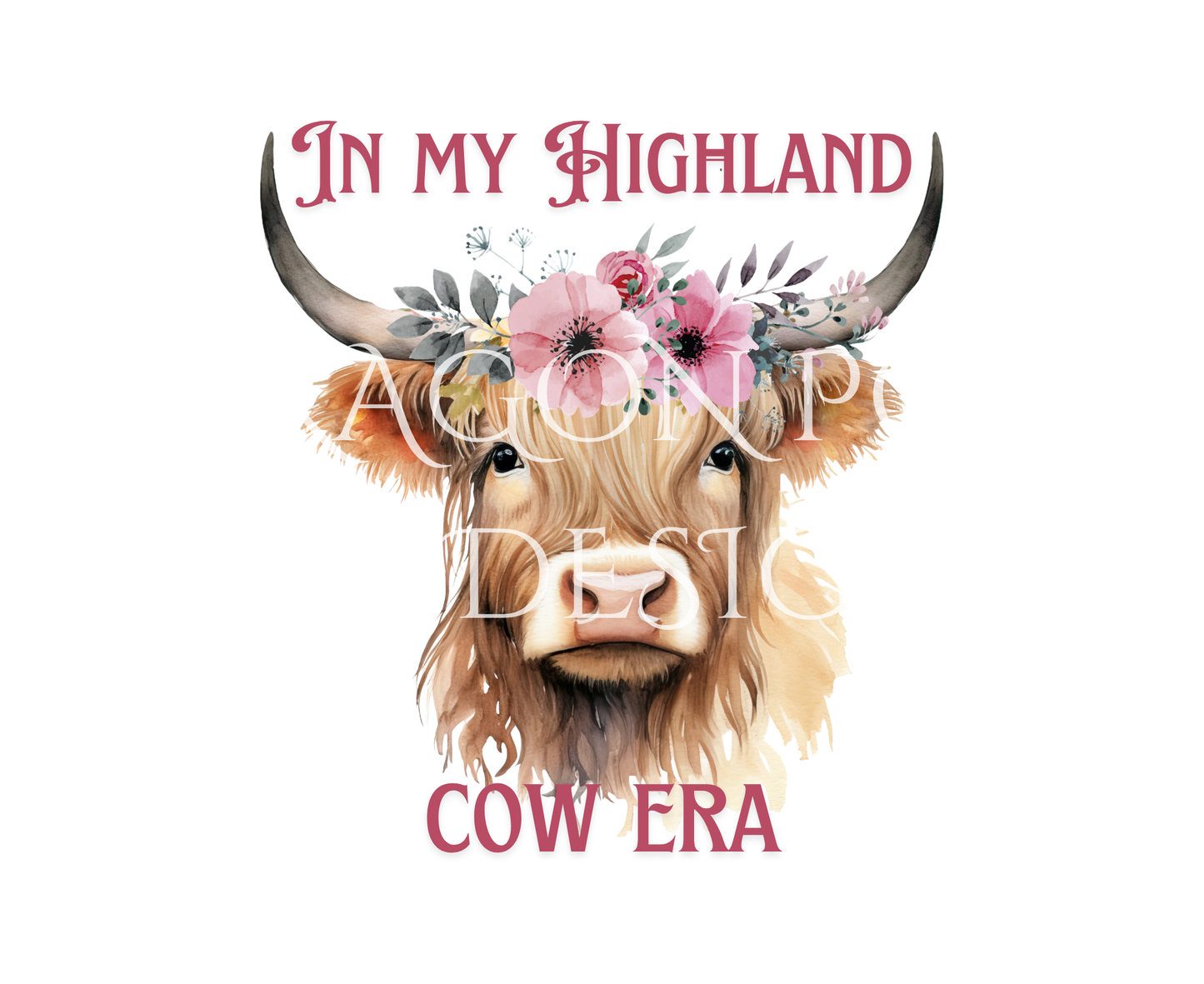 Highland Cow Flowers