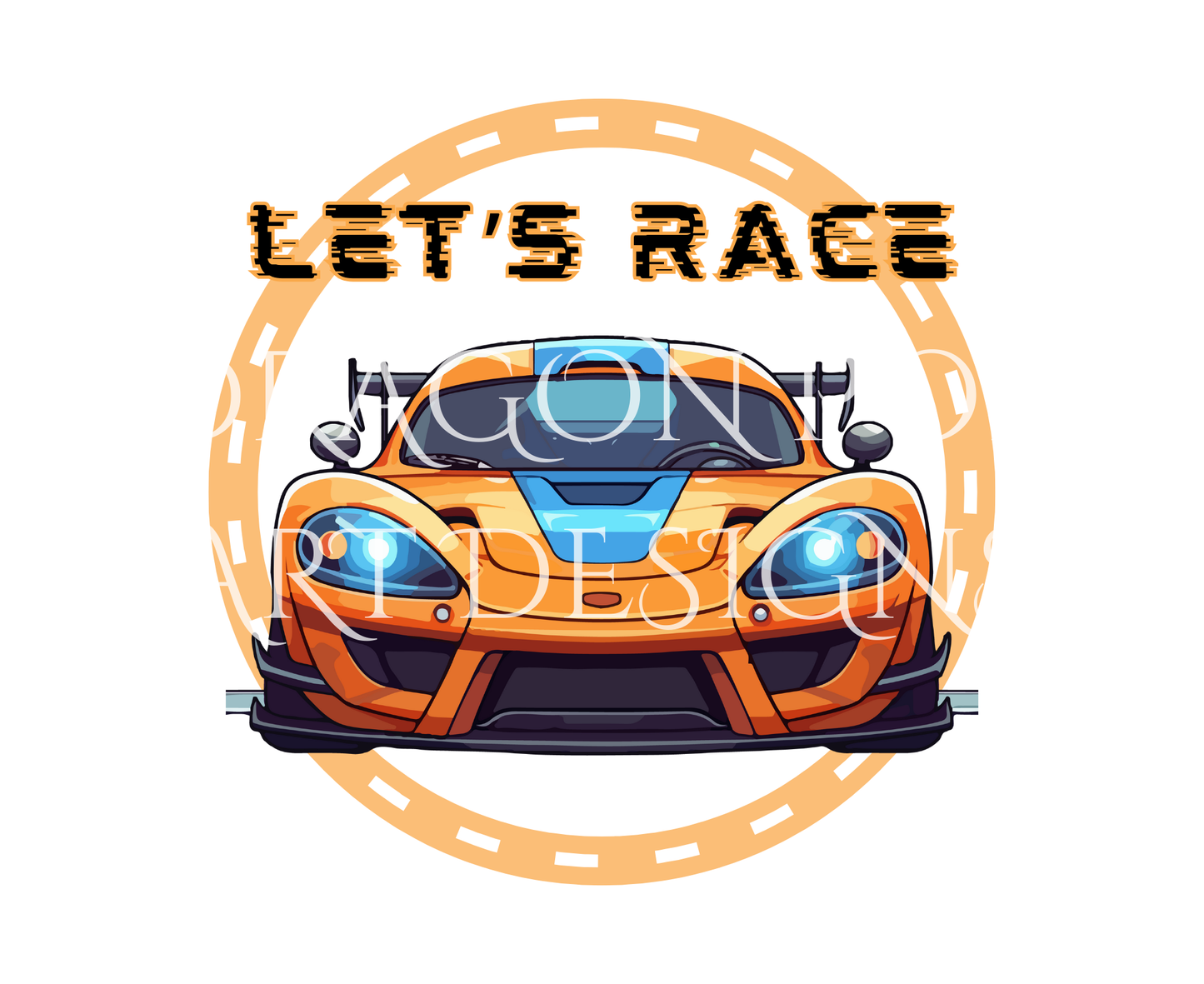Let's Race Orange