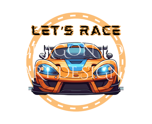 Let's Race Orange