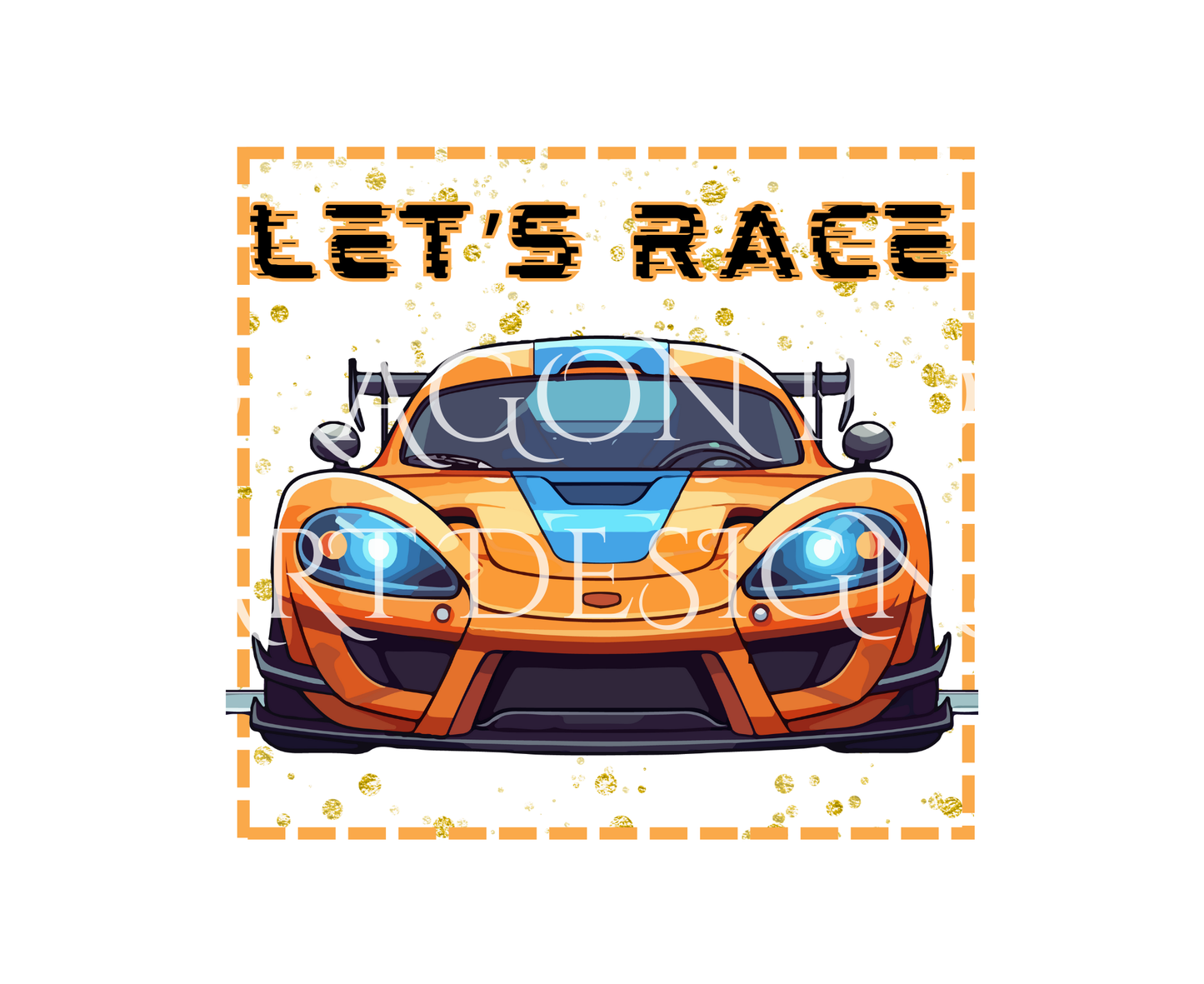 Let's Race Orange