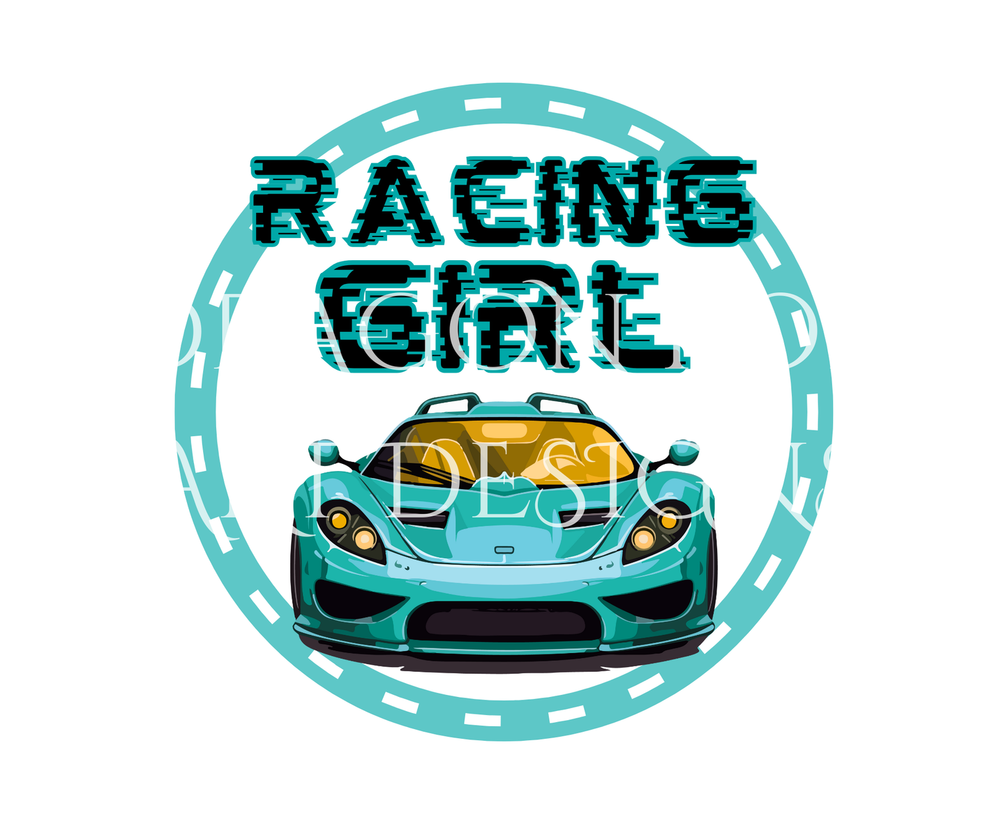 Racing Girl Blue