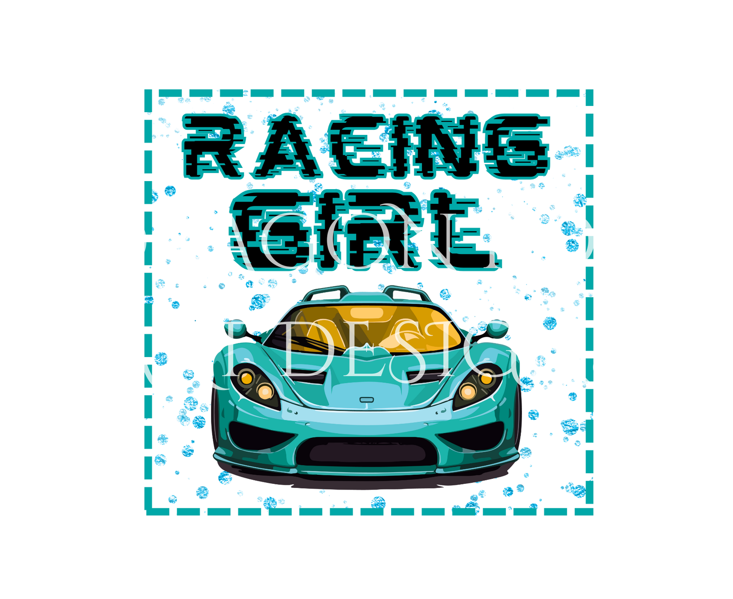 Racing Girl Blue