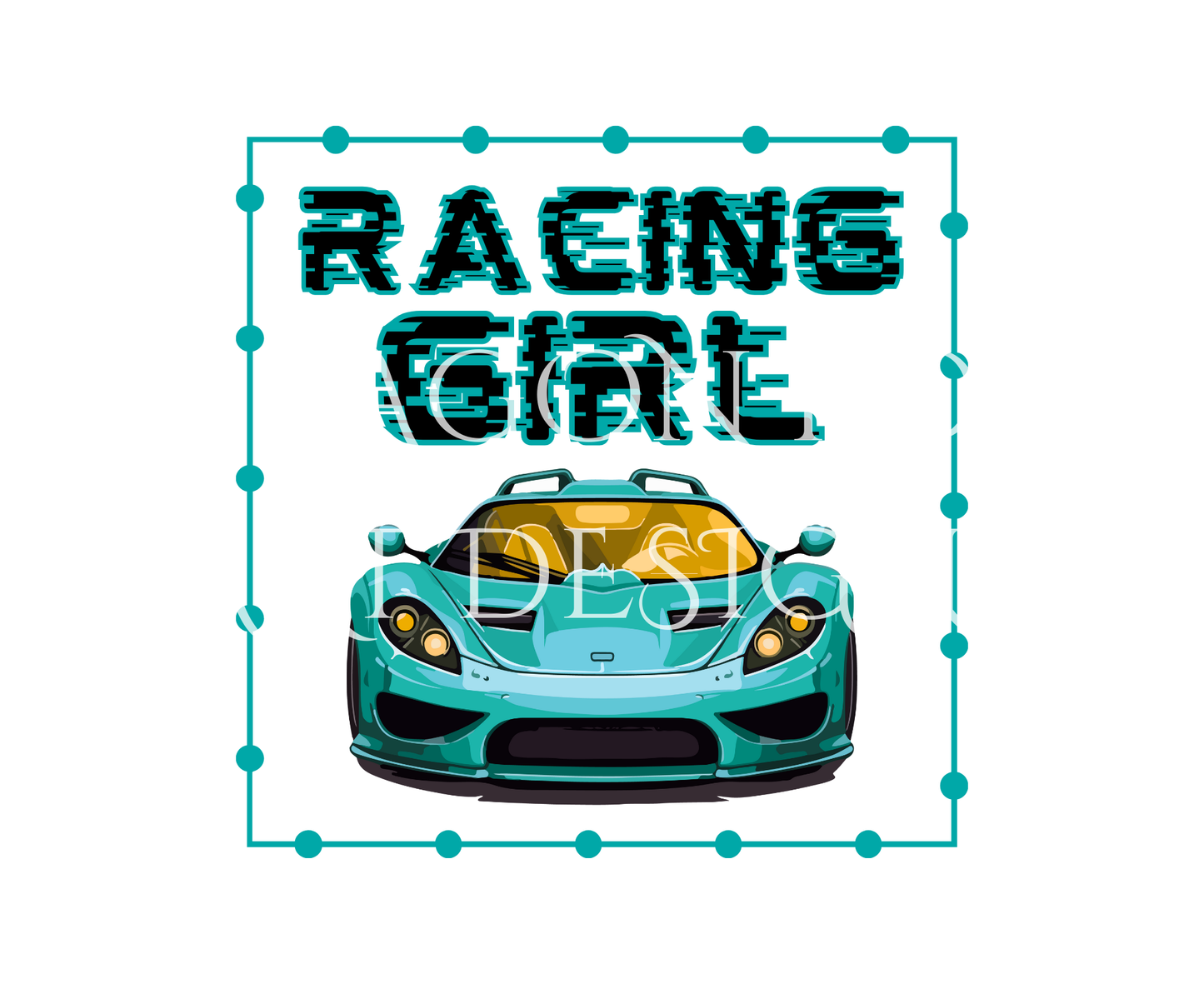 Racing Girl Blue
