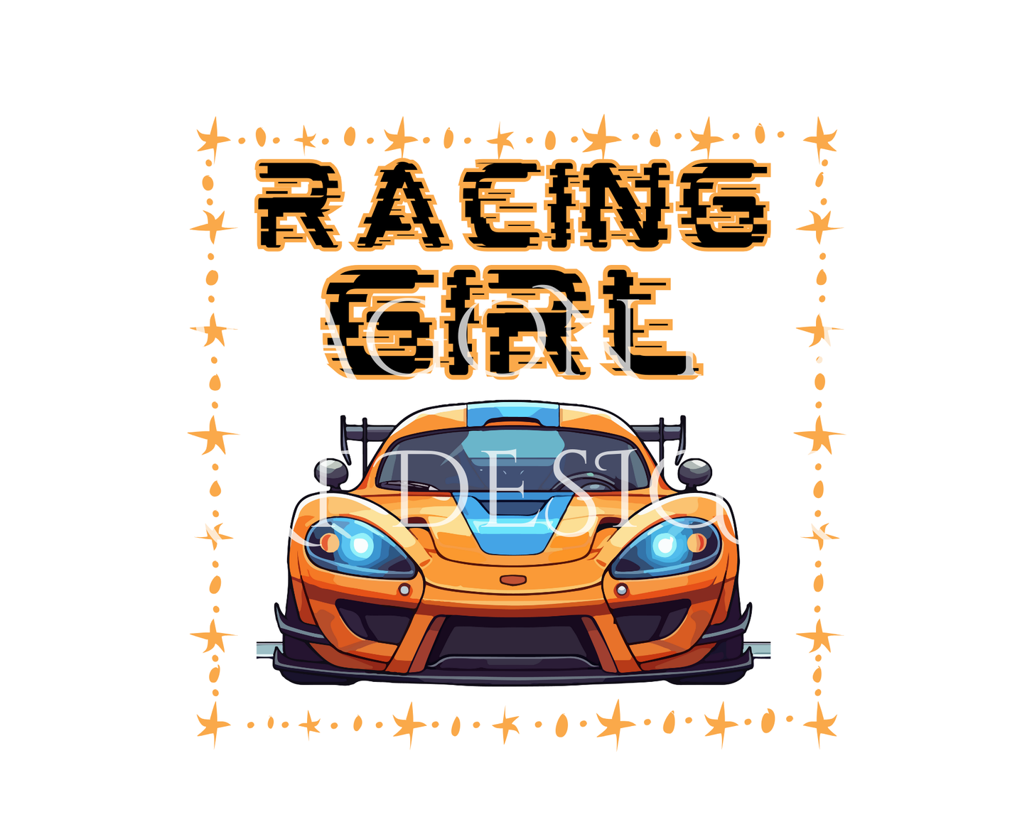 Racing Girl Orange