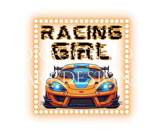 Racing Girl Orange