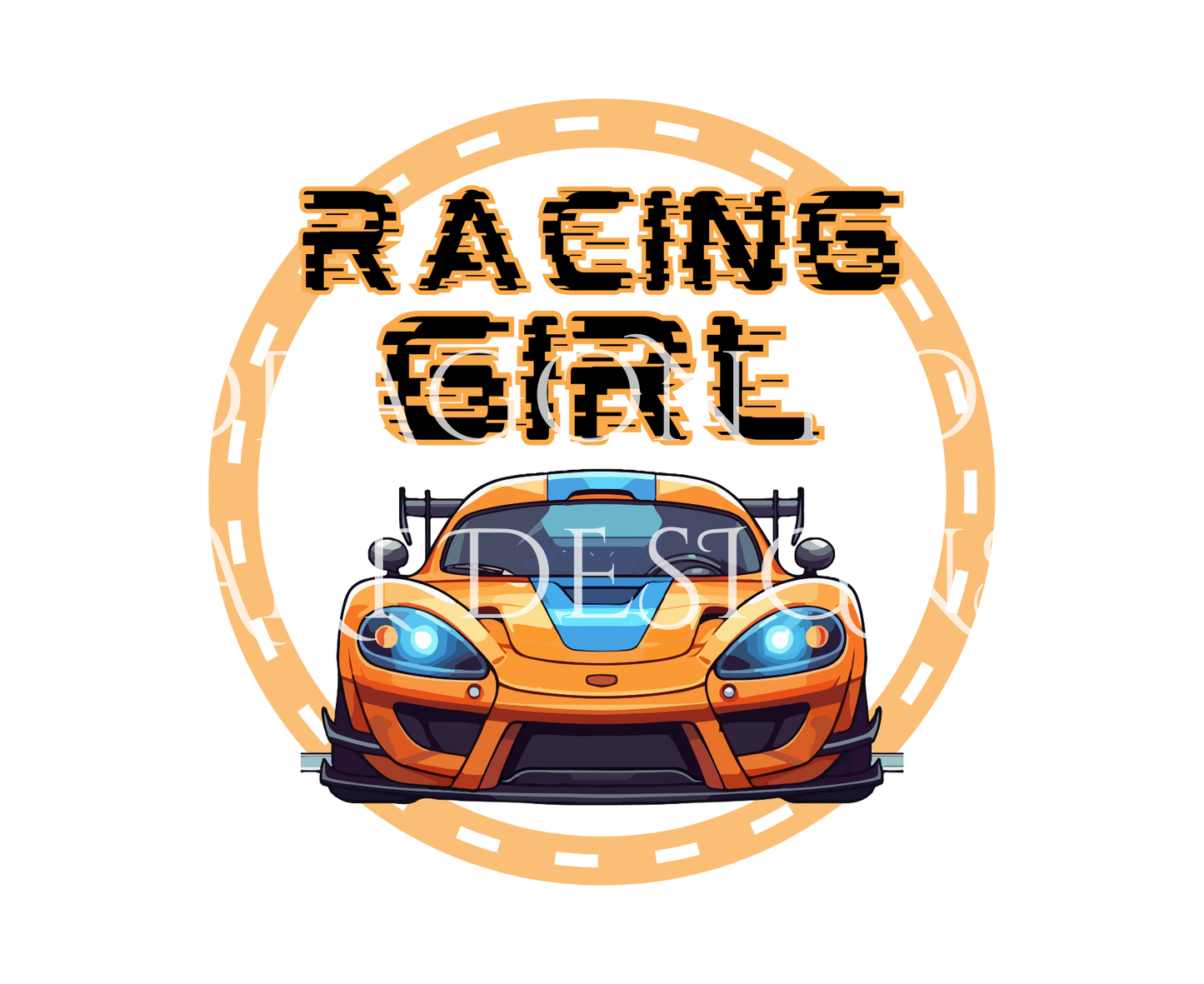 Racing Girl Orange