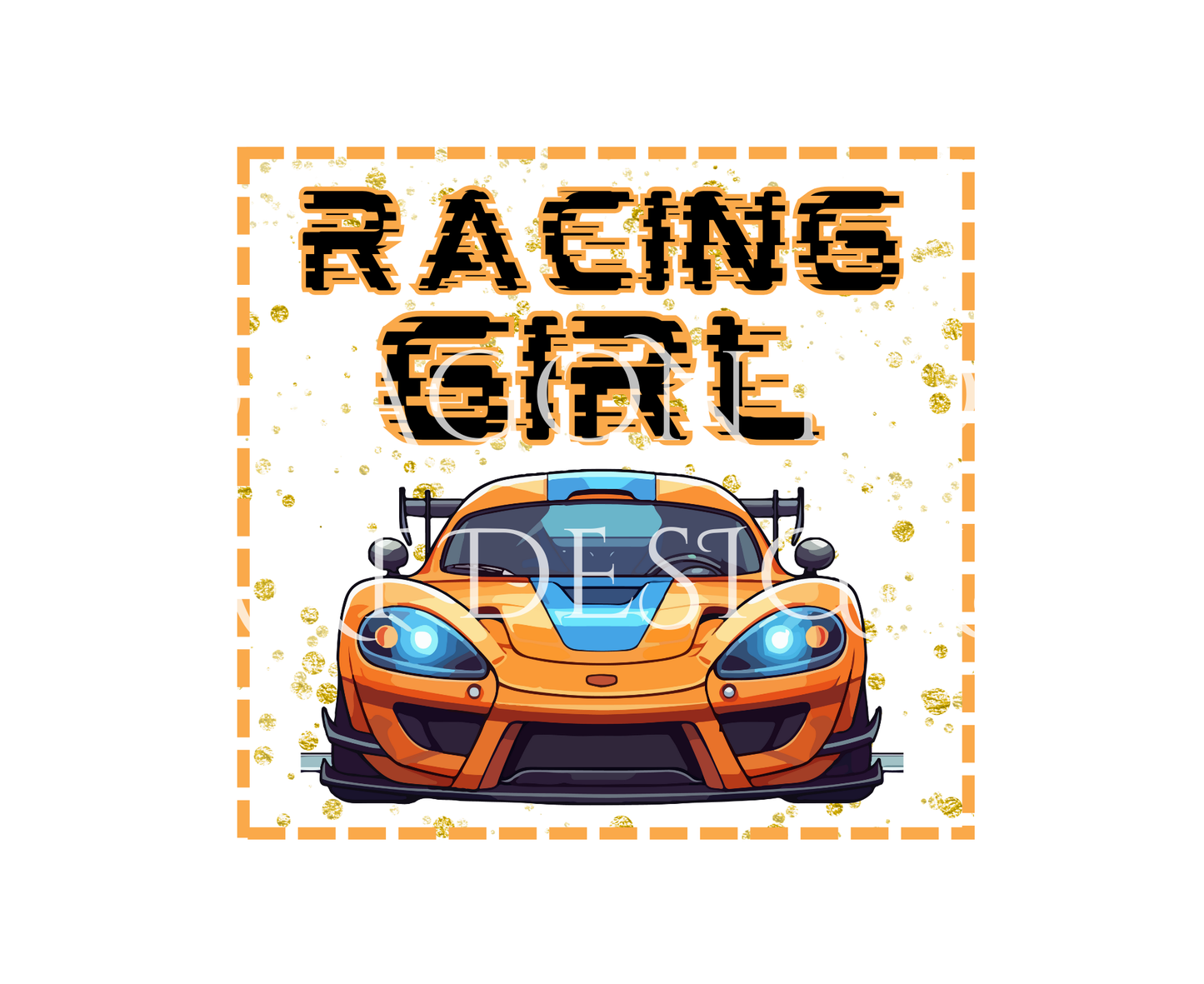 Racing Girl Orange