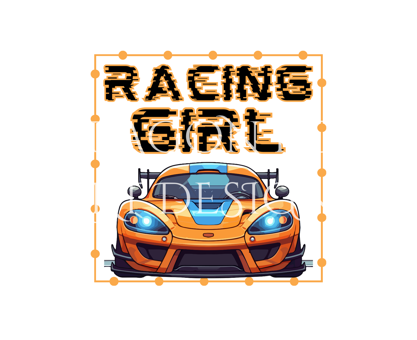 Racing Girl Orange