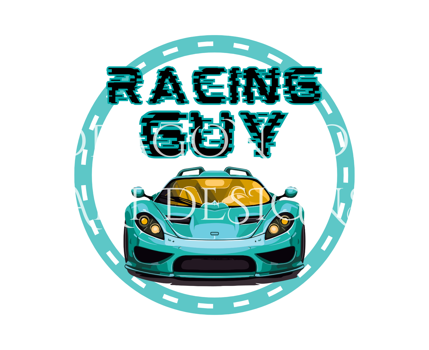 Racing Guy Blue