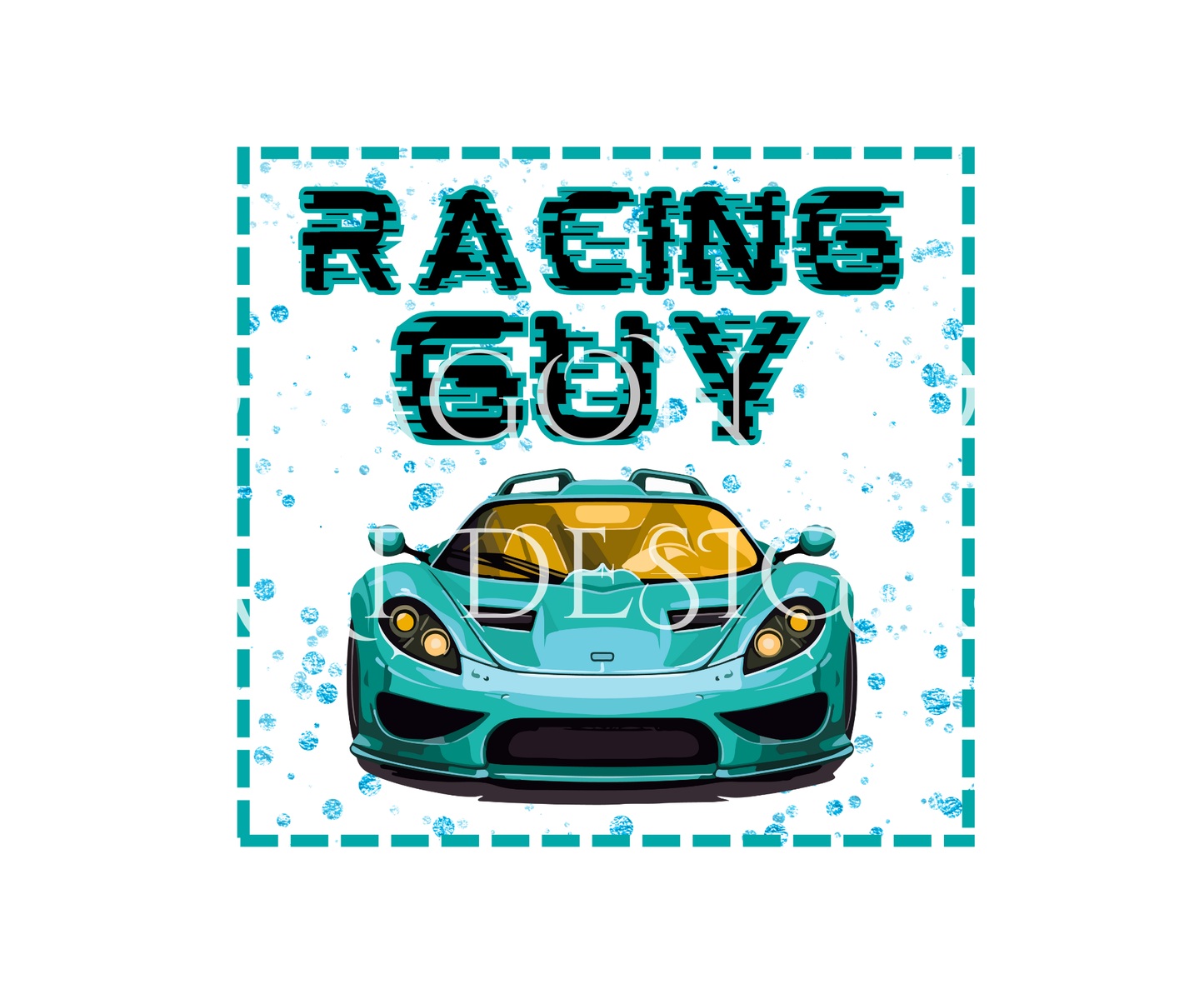 Racing Guy Blue
