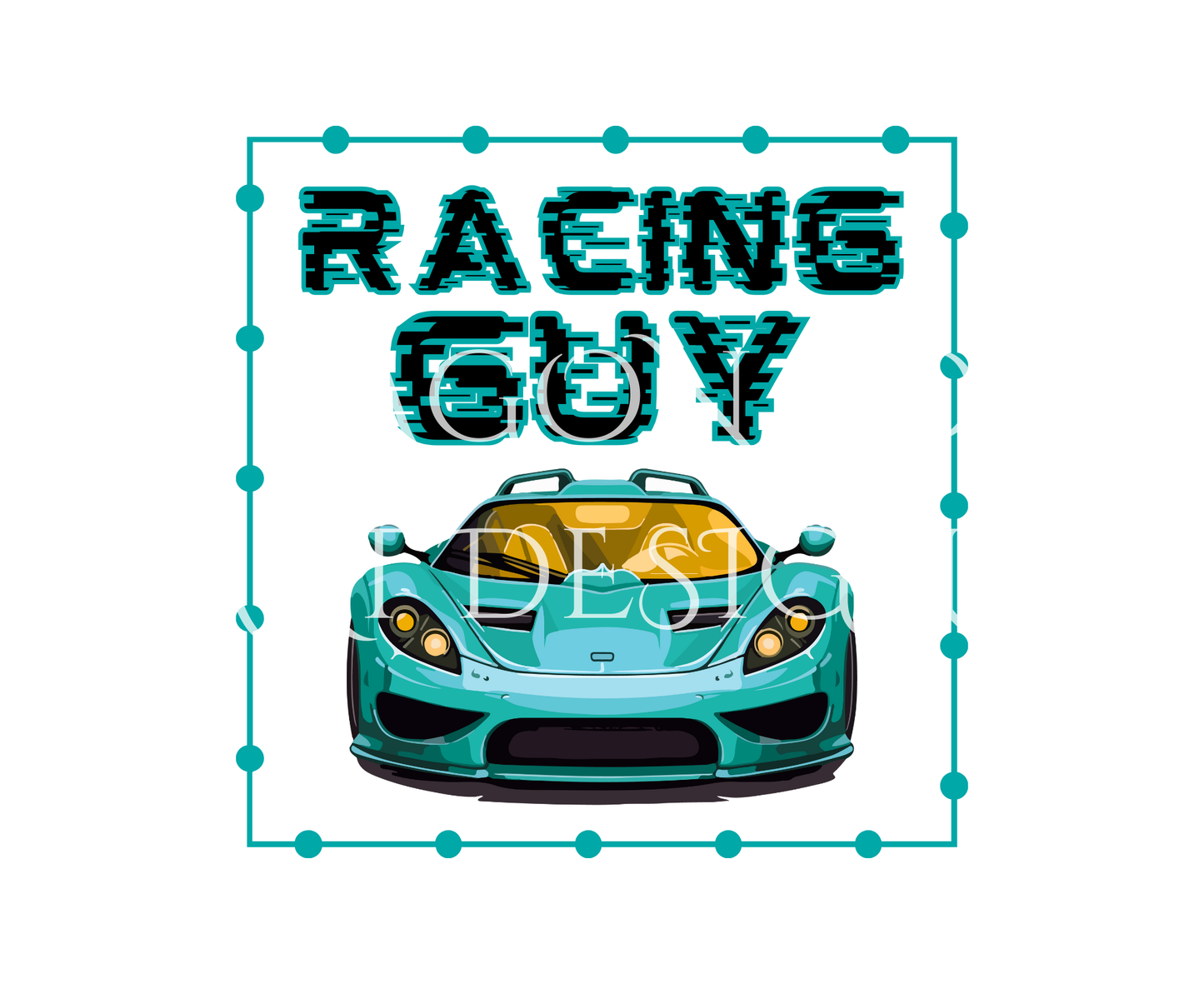Racing Guy Blue