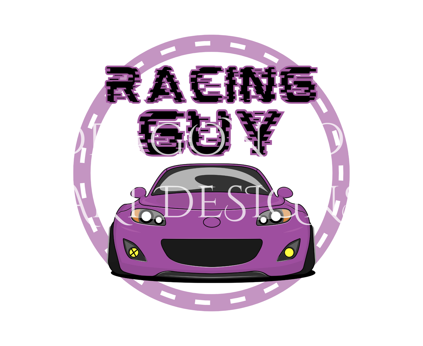 Racing Guy Purple