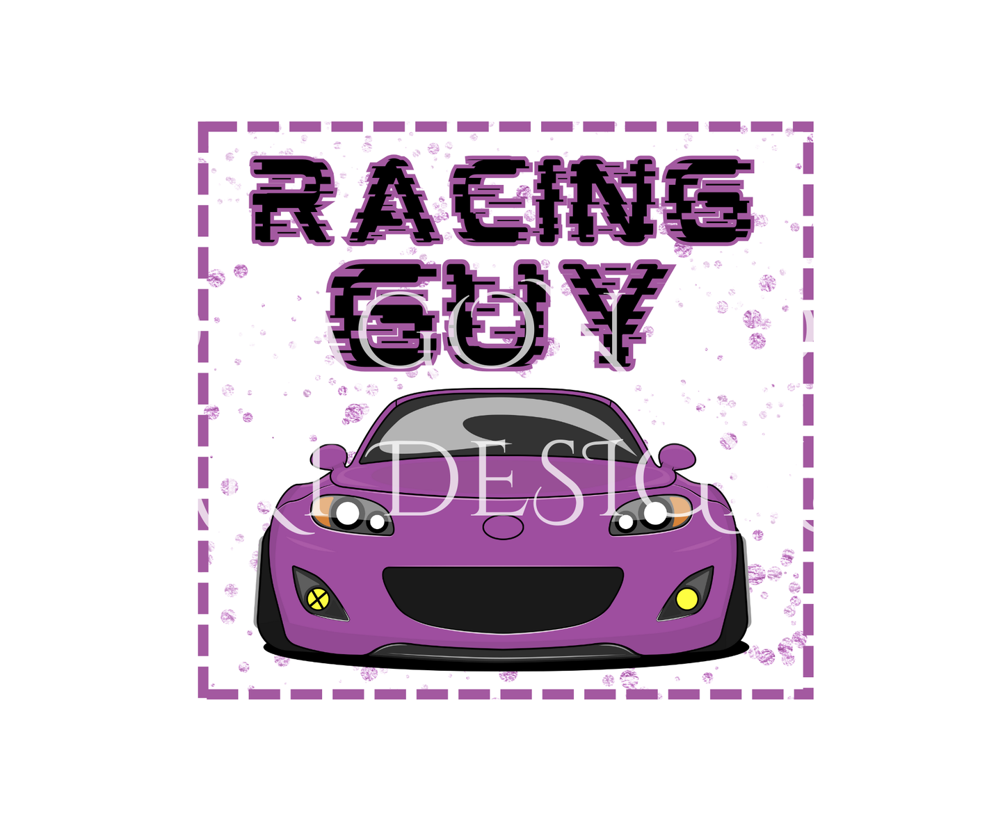 Racing Guy Purple