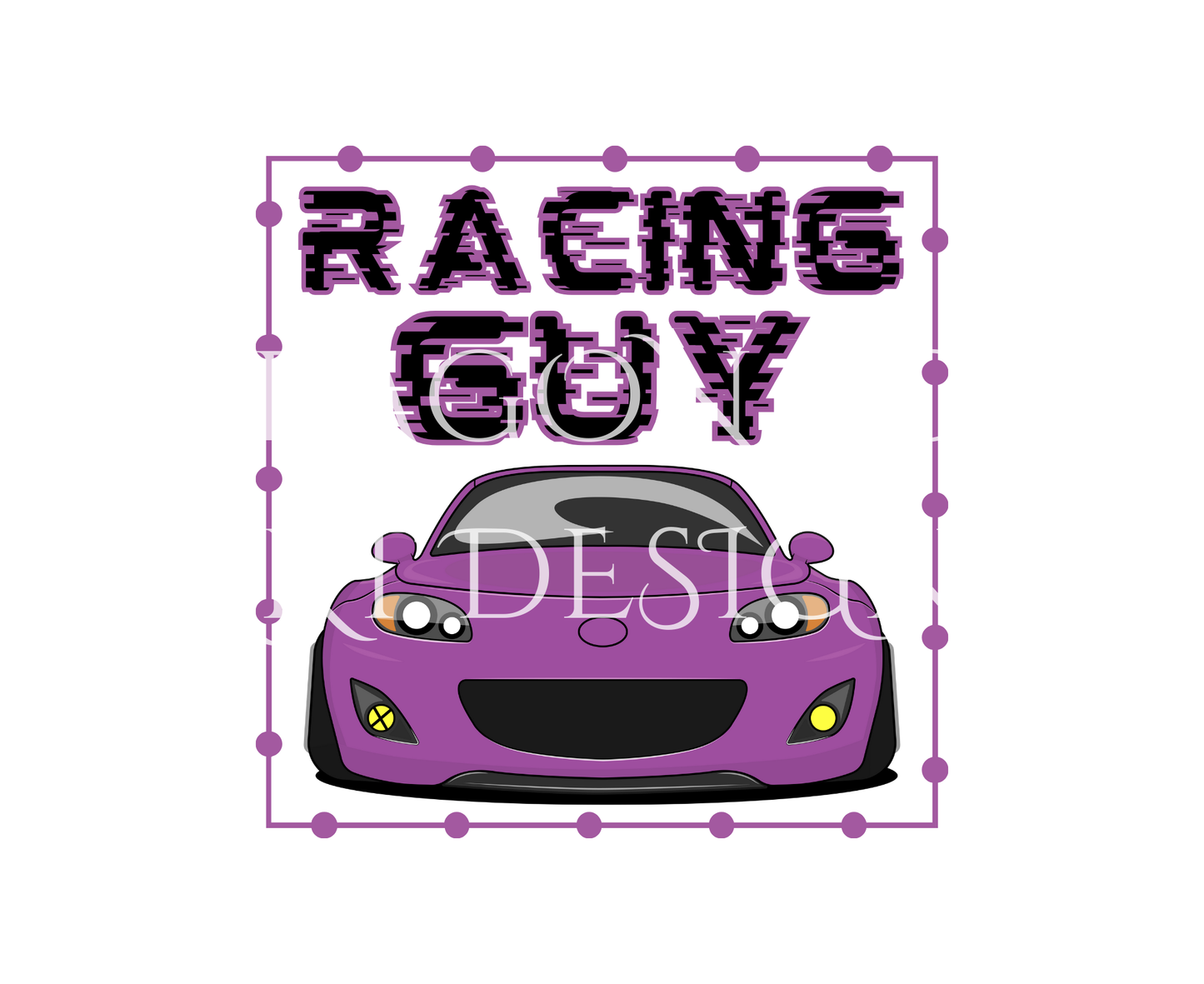 Racing Guy Purple